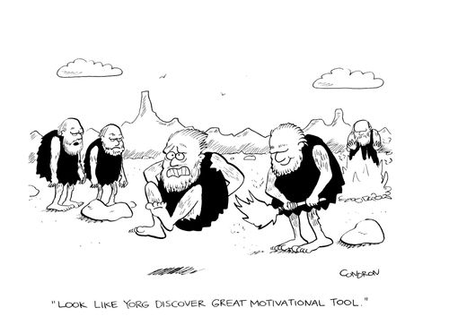 'Look like Yorg discover great motivational tool.'