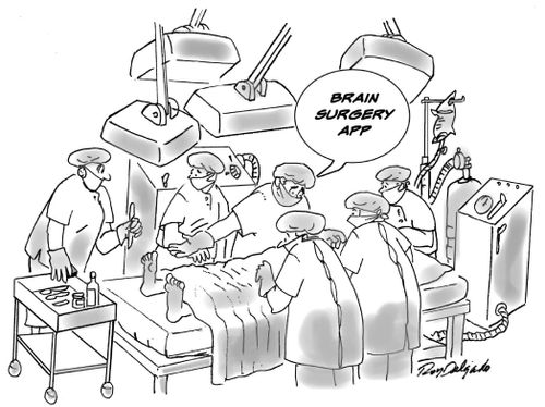'Brain surgery app.'