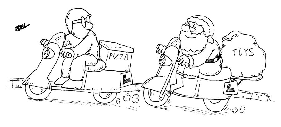 Santa's toy delivery