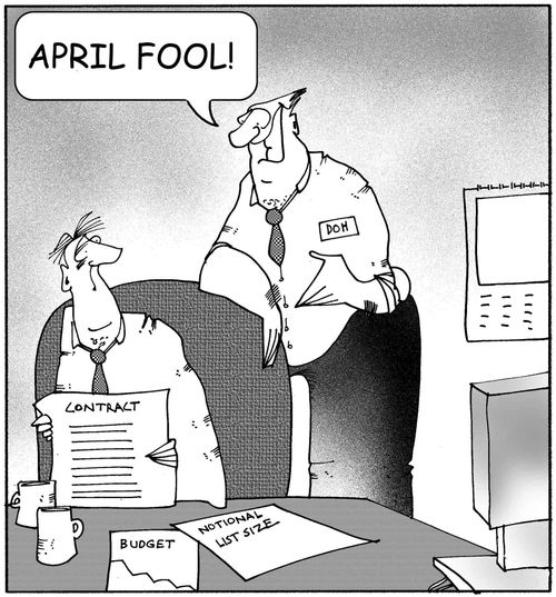 'April fool!'