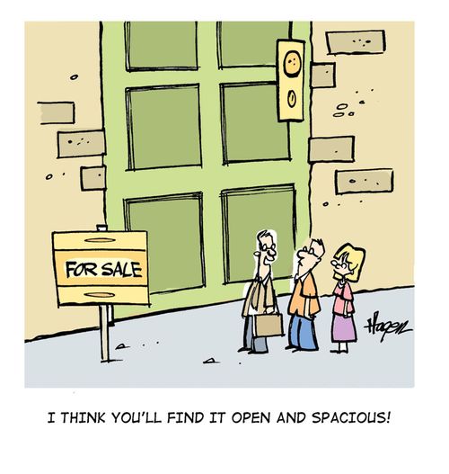 'I think you'll find it open and spacious!'