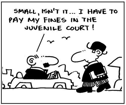 I have to pay my fines in the juvenile court.