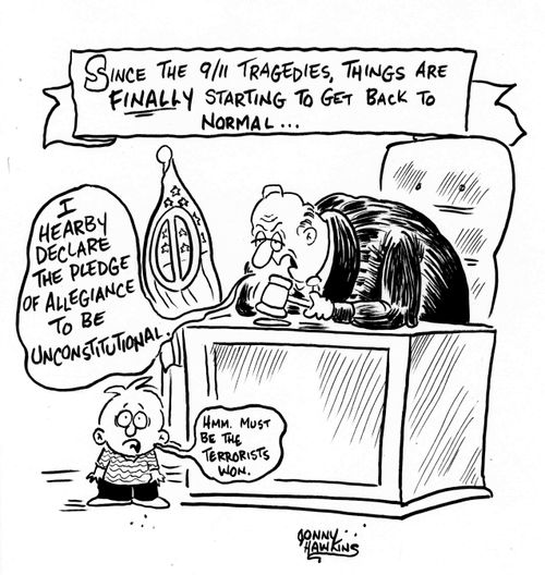'Since the 911 tragedies, things are finally starting to get back to normal.'