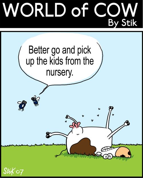 Better go and pick up the kids from the nursery.