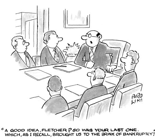 'A good idea, Fletcher? So was your last one. Which, I recall, brought us to the brink of bankruptcy!'