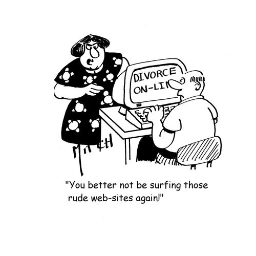 'You better not be suffering those rude web-sites again'