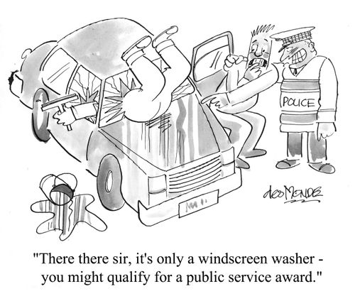 '...it's only a windscreen washer...'