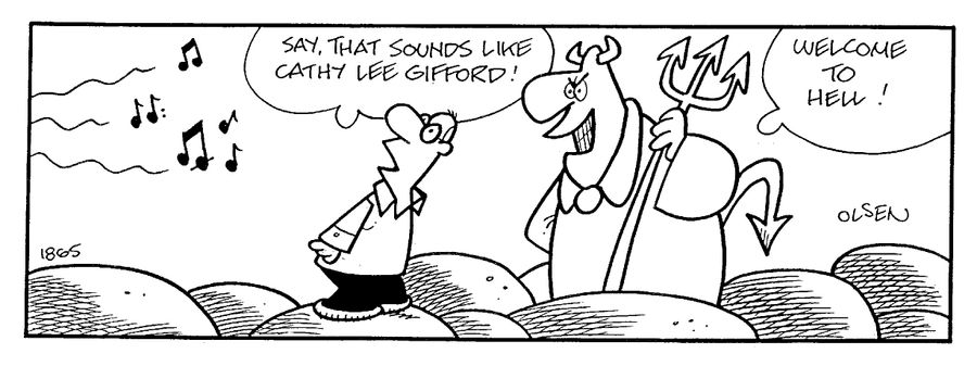 "Say, that sounds like Cathy Lee Gifford!"
