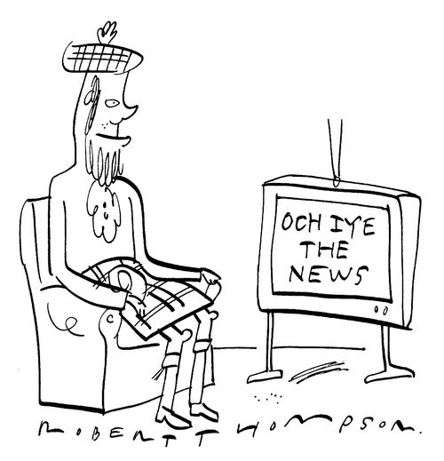 'Och lye the news'