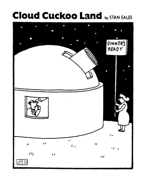 Cloud Cuckoo Land, "Dinner's ready"