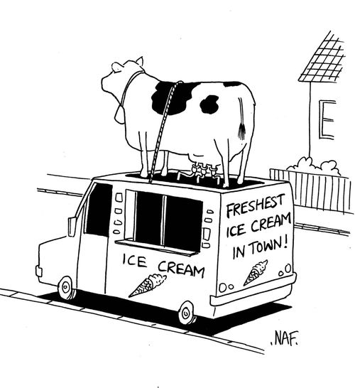 Freshest ice cream in town!