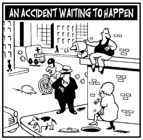An accident waiting to happen.