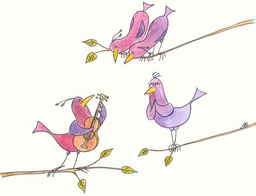 Bird guitarist.
