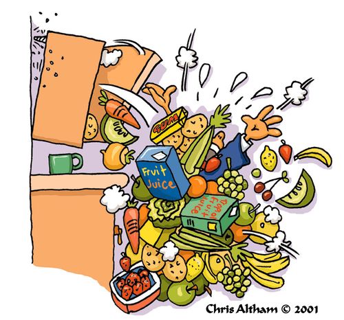 Man crushed by health food