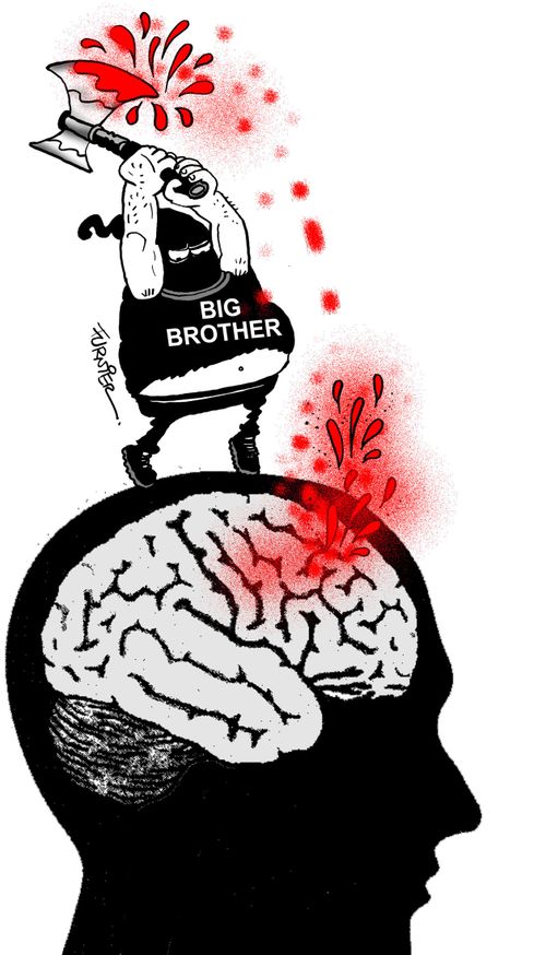 Big Brother Attacks Your Brain,