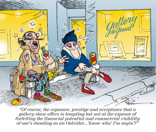 Homeless Artists Discuss Artistic Strategy.