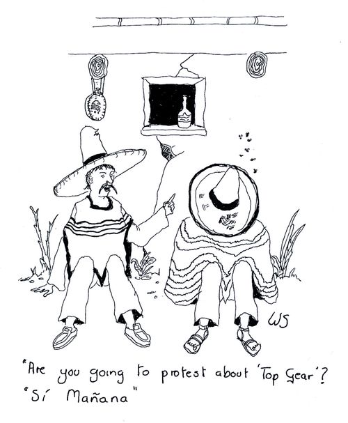 'Are you going to protest about 'Top Gear'?'