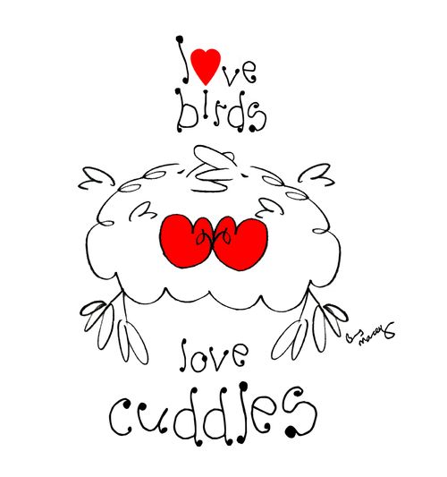 Love Birds love cuddles