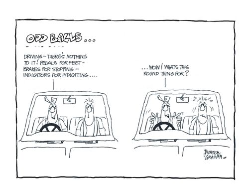 Driving, there's nothing to it!