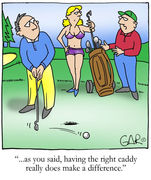 ...as you said, having the right caddy really does make a difference.