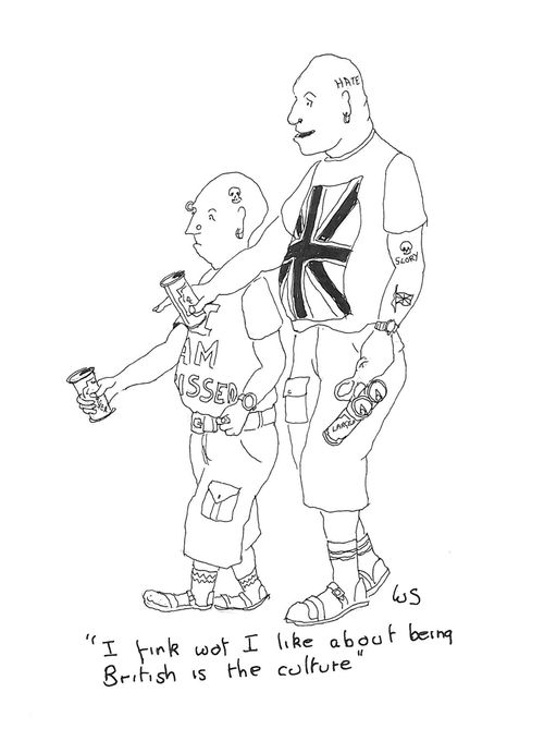 'I think wot I like about being British is the culture.'