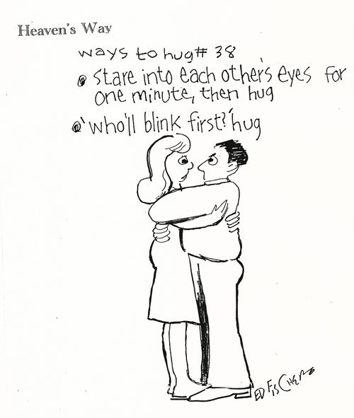 Who Will blink First Hugs.