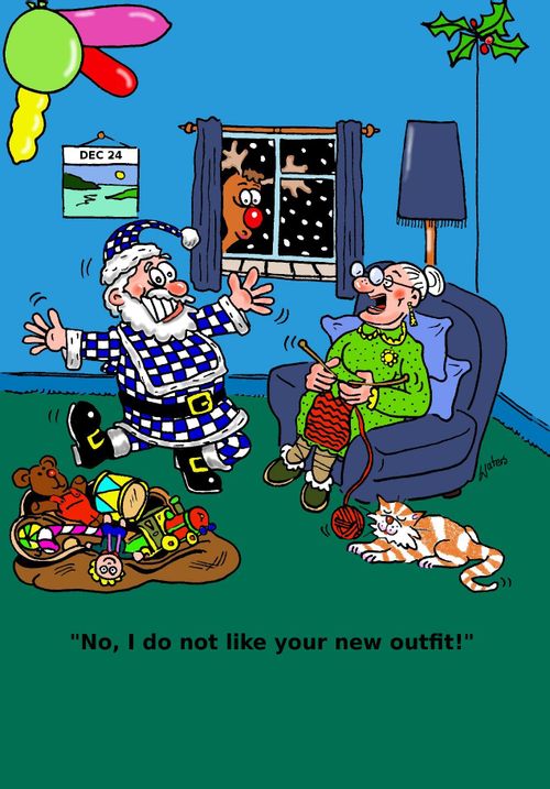 'No, I do not like your new outfit!'