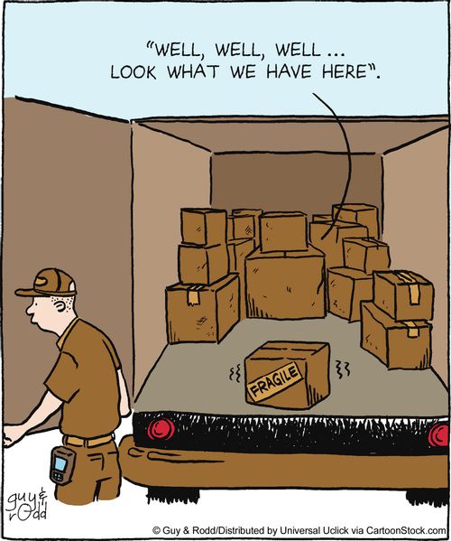 Fragile box.