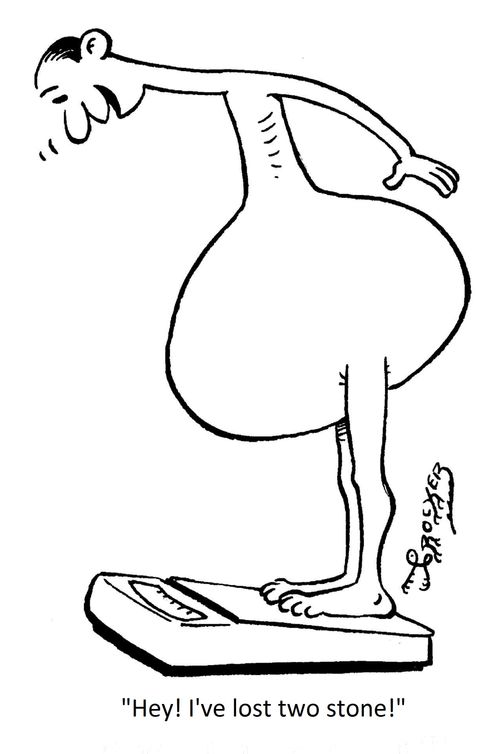'Hey! I've lost two stone!'
