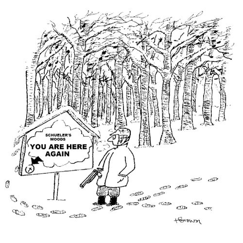'You are here again.'