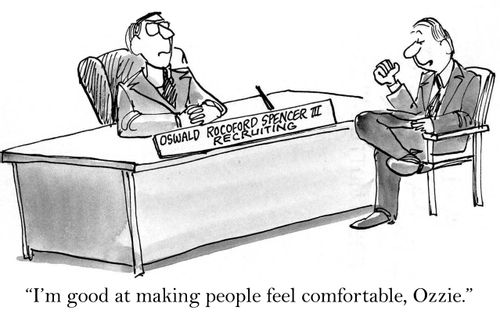 'I'm good at making people feel comfortable, Ozzie.'