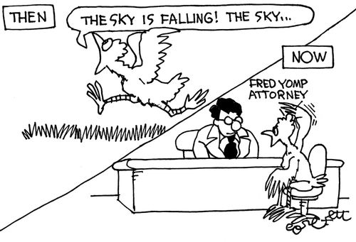 The Sky is falling...Now and Then.