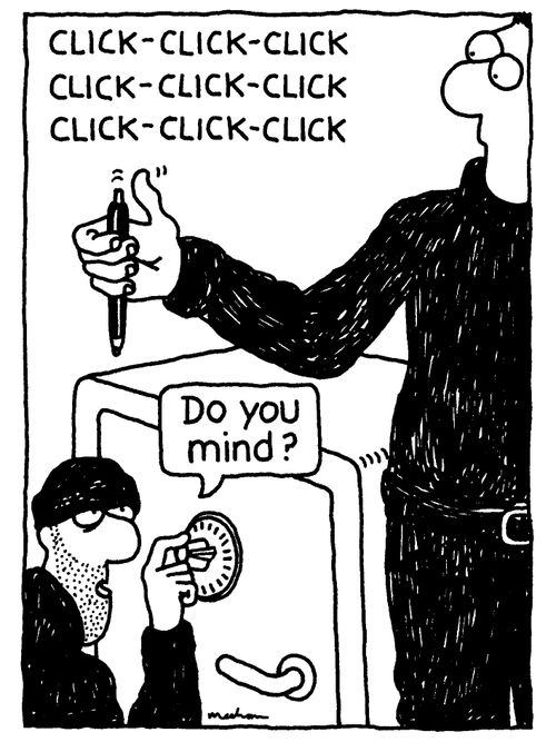 'Do you mind?'