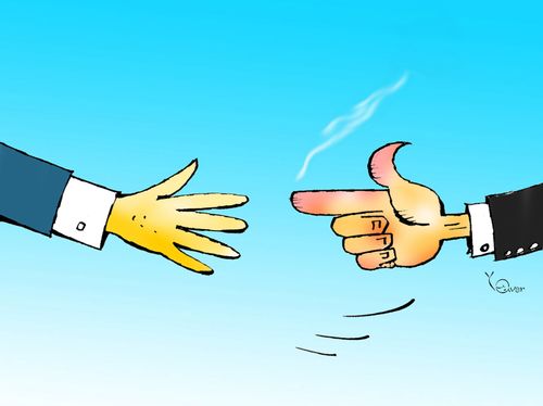 Dangerous handshake