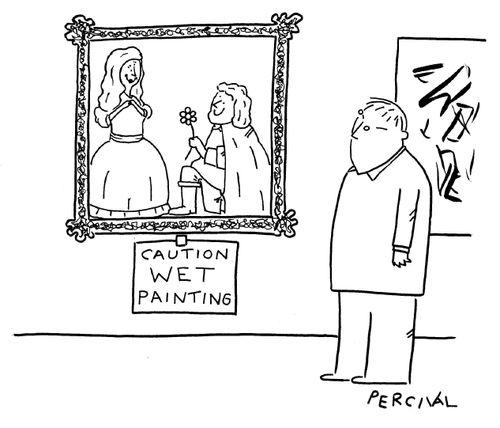 Caution Wet Painting.