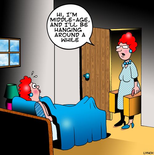 'Hi, I'm middle-age and I'll be hanging around a while.'