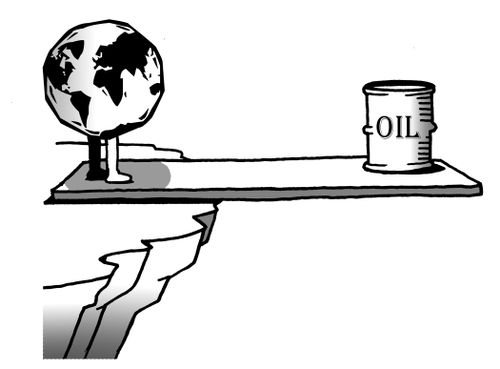 Walking the Oil Plank.