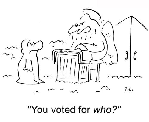 'You voted for who?'