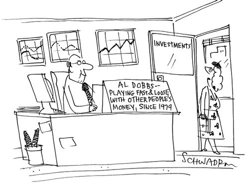 Al Dobbs - playing fast and loose with other people's money, since 1979.