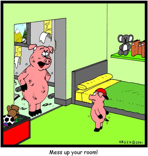 Mess up your room!
