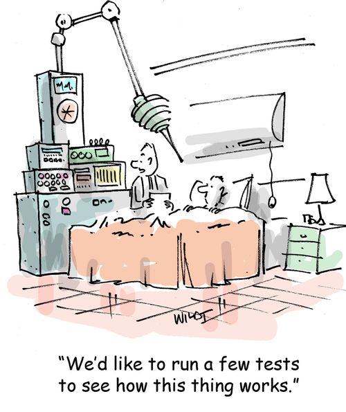 We'd like to run a few tests to see how this thing works.