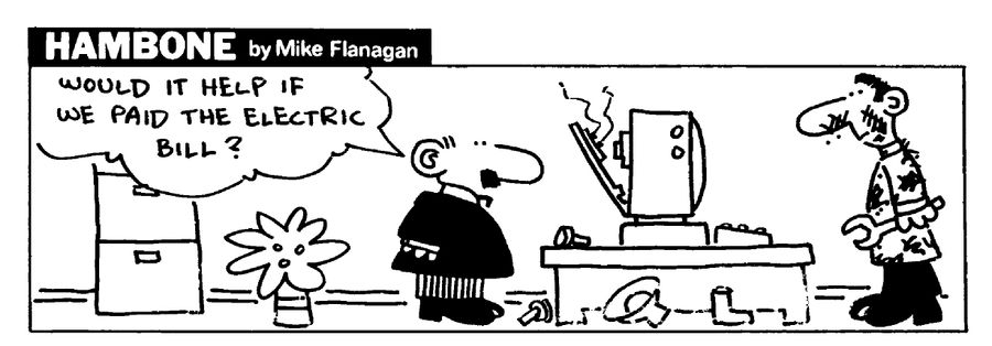 STRIP Hambone: Unpaid electric bill