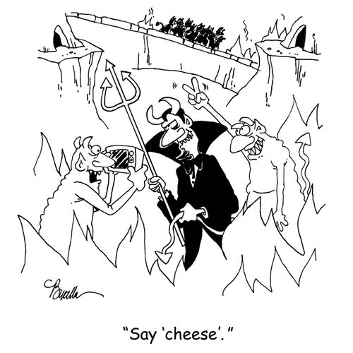'Say 'cheese.''