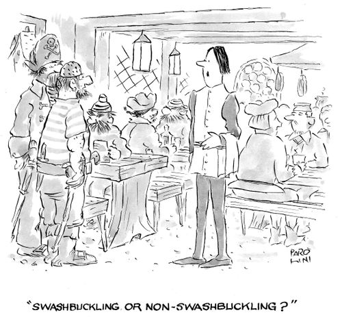 'Swashbuckling or non-swashbuckling?'