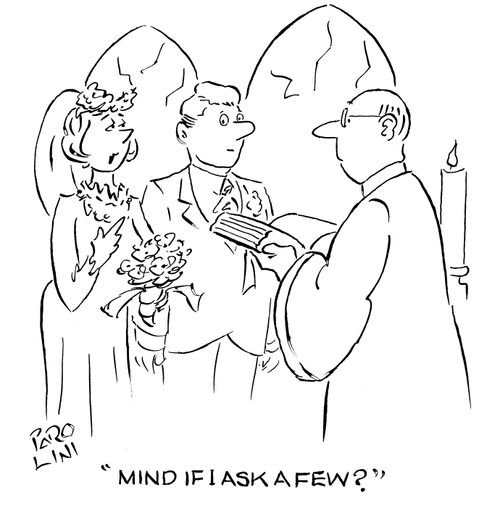 'Mind if I ask a few?'