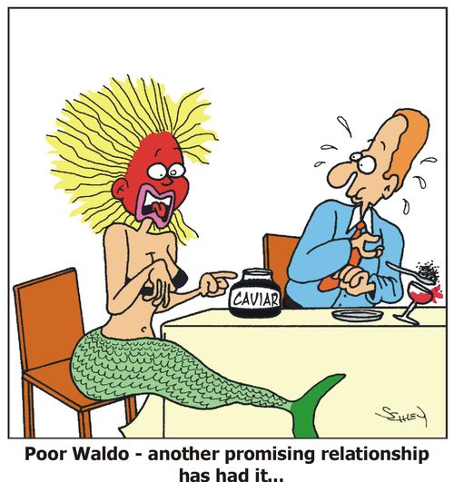 Poor Waldo - another promising relationship has had it...