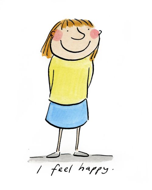 I feel happy