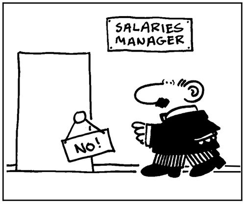 'Salaries Manager. No.'