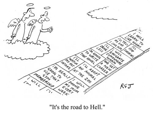 'It's the road to Hell.'