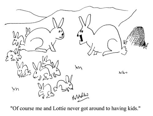'Of course me and Lottie never got around to having kids'